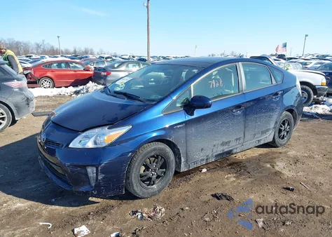 2012 Toyota Prius Three z USA, uszkodzony, nr VIN JTDKN3DU9C1589119